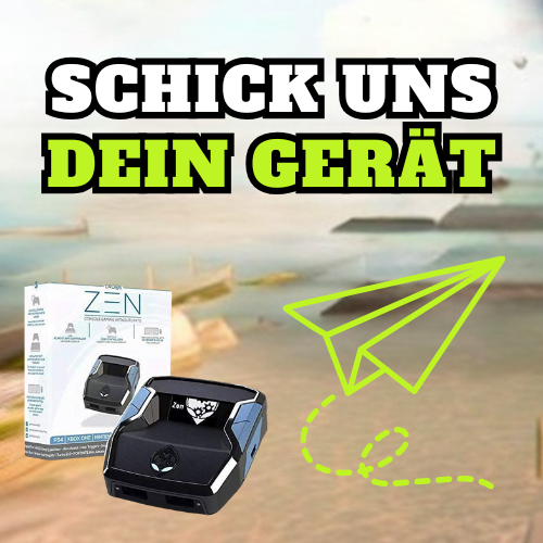 Schick uns dein Gerät!